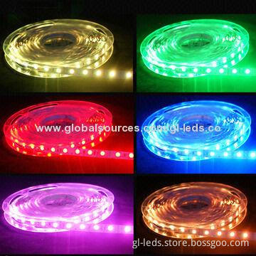 Waterproof 5050 SMD LED Strips with 24V DC Input Voltage, 3 Years Warranty